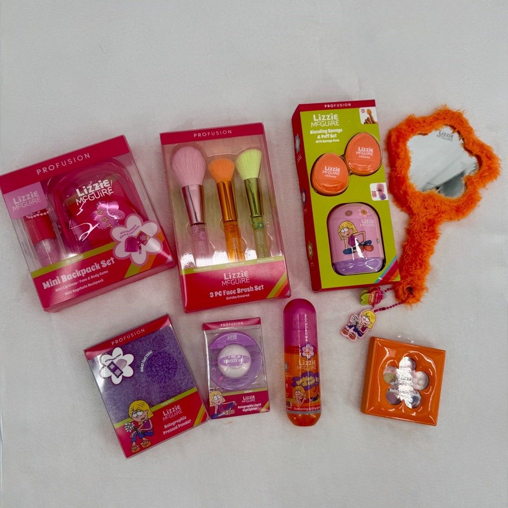 NEW Profusion Lizzie McGuire Collection Makeup Beauty Set 8pc Bundle Y2K Disney